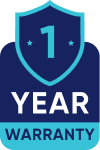 1 Year Warranty